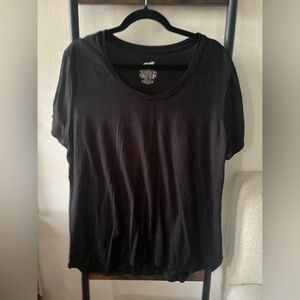 Avia Black Relaxed Short Sleeve T-Shirt